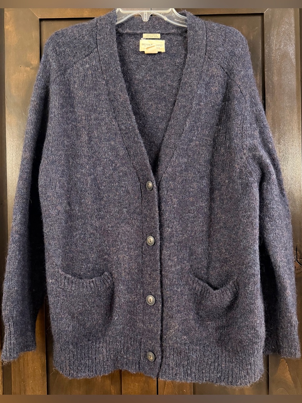 Denim & Supply Ralph Lauren Wool Blend Cardigan Sz L